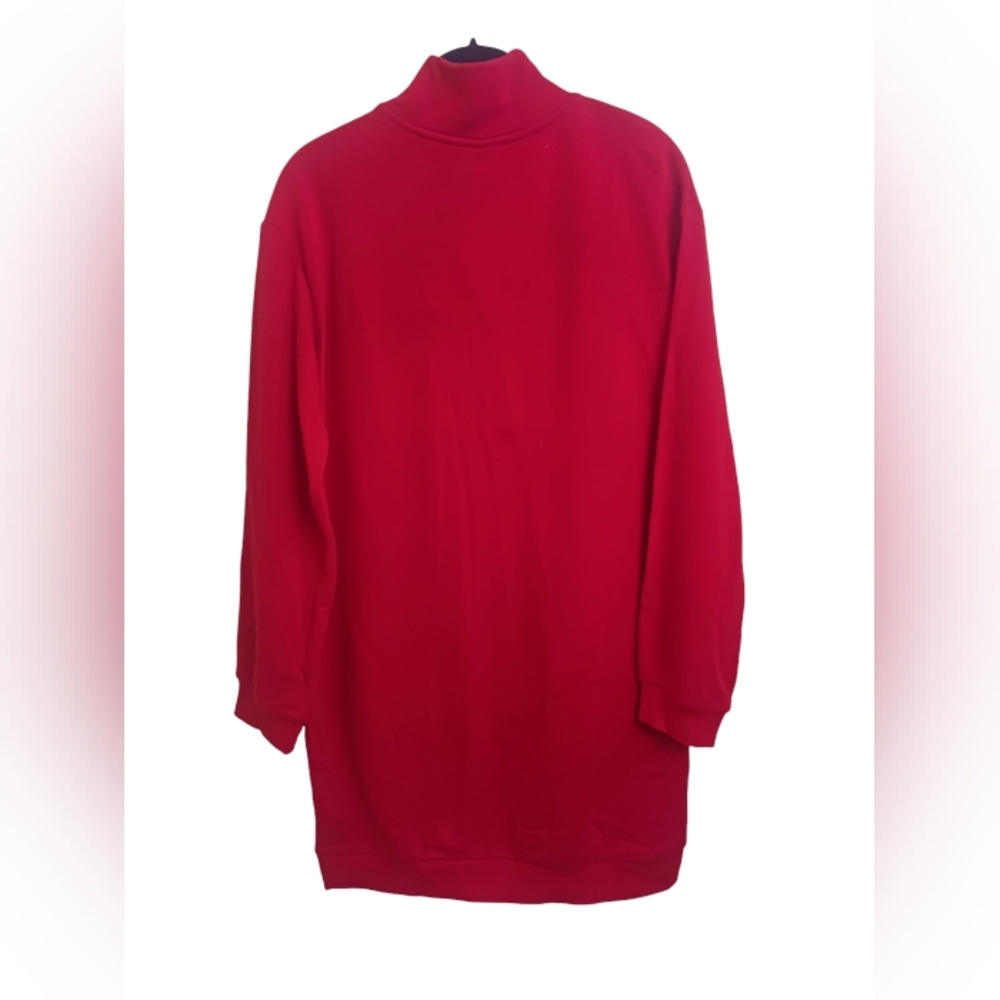 Red & White Tunic Sweater by Divided H&M Size 2 - Picture 5 of 5